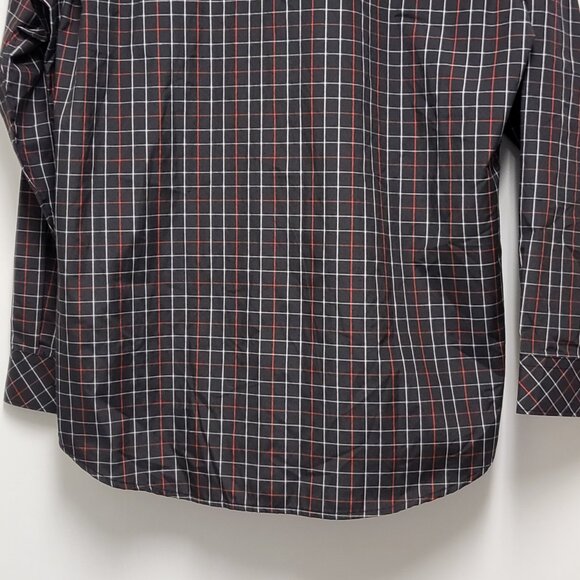 Galaxy by Harvic Shirt Button Up Mens Large Slim Fit Long Sleeve Check - Picture 12 of 16